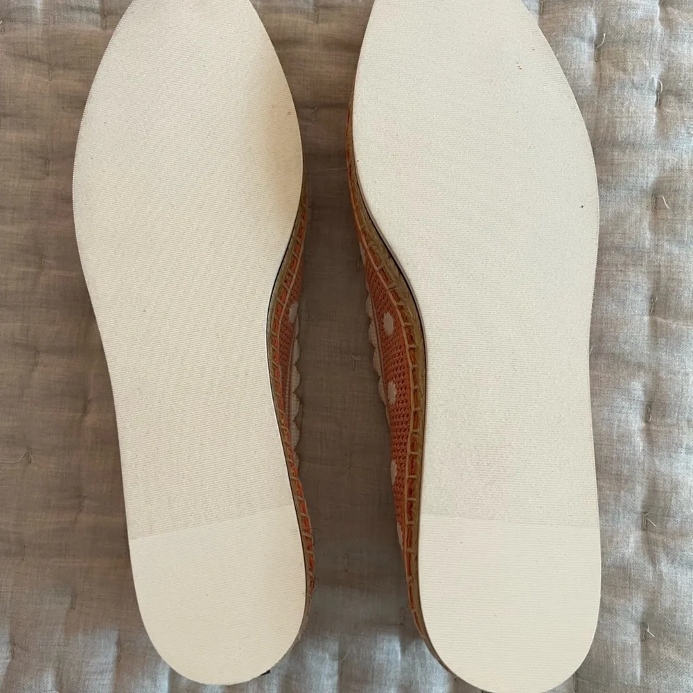 NIB Kate Spade Knottingham Knit Espadrille in Flirty Rose/Optic White Size 9 - Picture 7 of 8